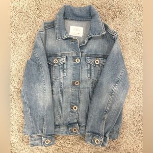 Zara Kids Denim Jean Jacket Size 7